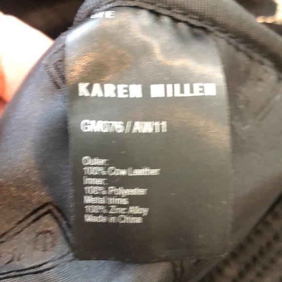 KAREN MILLEN  Leather Handbag -UK luxury designer. www.karenmillen.com - Picture 10 of 10